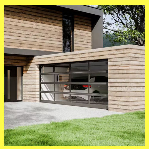 PORTE DE garage cadre alu